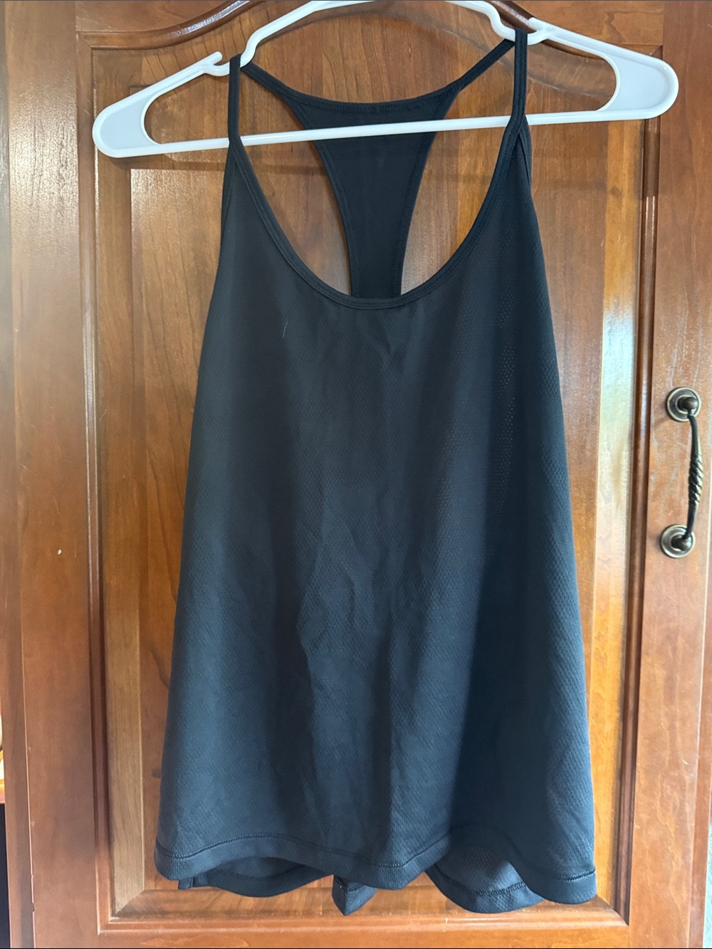 Black Racerback Women's Tank Top - Lightweight Active Style